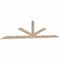 Ekena Millwork Saratoga Smooth Timber Gable Bracket, Douglas Fir, 108"W x 22"H x 1 1/2"D x 3 1/2"F, 5/12 Pitch GBW108X22X0204SAR00SDF - alternate 2